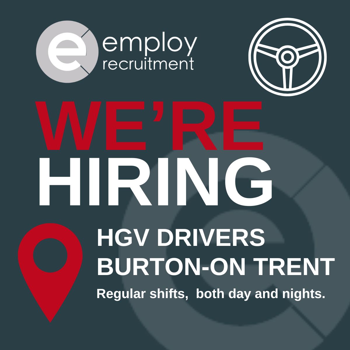 Driver jobs in burton-on-trent