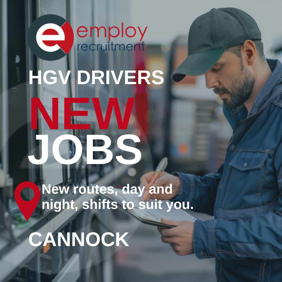 Cannock HGV Driver Jobs Find HGV driving jobs in Cannock